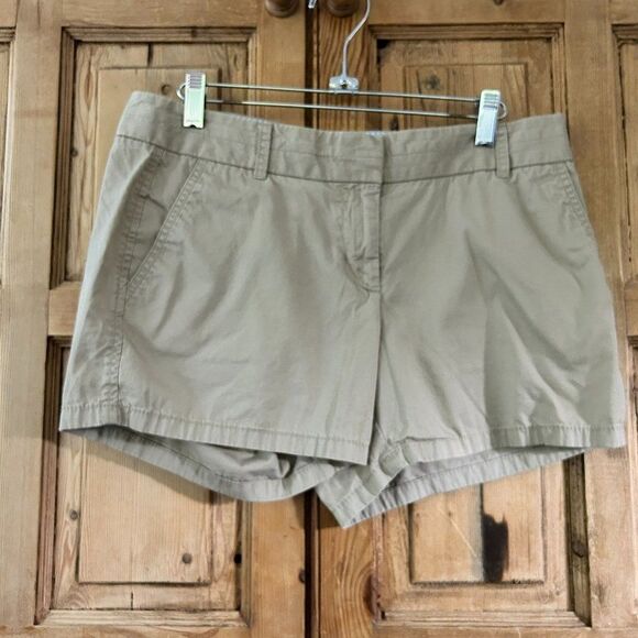 J. Crew Pants - J.‎ Crew 0 Chino Broken In Shorts Khaki Casual Summer Pockets